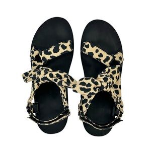 Loeffler Randall Leopard Print Sandals